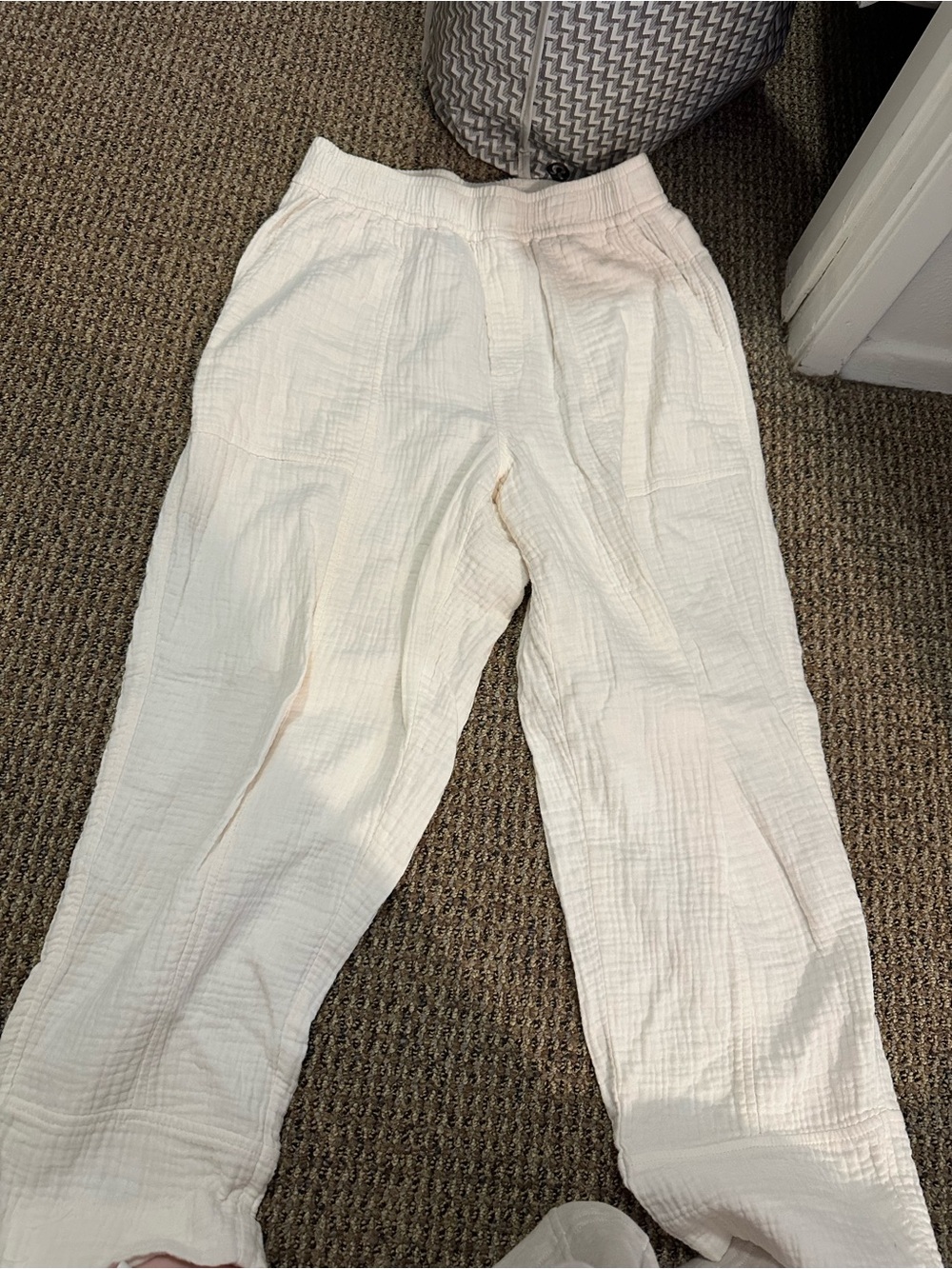 Madewell cream pants
